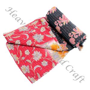 <b>Kantha</b> <b>Quilt</b> Gudari <b>Kantha</b> <b>Quilt</b> Gudari Hot Selling Wholesale Gold Supplier GD2115 Handmade <b>Kantha</b> <b>Quilt</b> Cotton Printed Indian - Product Image 3