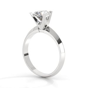 Anillo de compromiso de oro con forma de pera de 1CT, joyería de oro sólido de diamante cultivado en laboratorio HPHT CVD clásico para mujeres para fiestas, certificado IGI - Product Image 6
