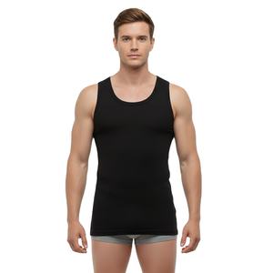 Camiseta musculosa sin mangas de algodón 100% personalizada al por mayor para hombres con producción OEM con su logotipo y marca OEM personalizados - Product Image 5