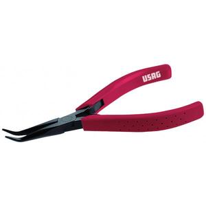 Usag Half-Round <b>Long</b> Tapering <b>Nose</b> Pliers Jaws Bent to 45 Degree for Various Tasks - Product Image 1