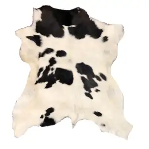 100% 新しい牛革ラグエリアカウスキンレザー (53 "x 51") 牛革