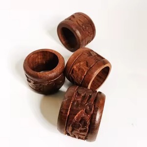 Porte-serviettes en bois d'acacia fait à la main, nouvelle arrivée pour les restaurants, la cuisine et la maison - Product Image 3