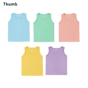 Áo Ba Lỗ Trống 100% Polyester Cho Bé Trai Và Bé Gái Mùa Hè Quần Áo Trẻ Em In Thăng Hoa Sản Xuất Tại Thái Lan Bán Sỉ OEM - Product Image 2