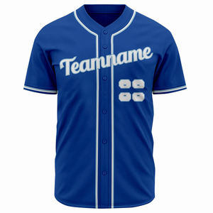 Camiseta de béisbol con botones antibacterias transpirable de LICRA/algodón hecha a medida más vendida, ropa deportiva sublimada con tinte al por mayor - Product Image 3