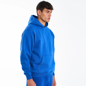 เสื้อฮู้ดผู้ชายผ้าฝ้ายฟอกสีเร็วลำลอง - Product Image 3