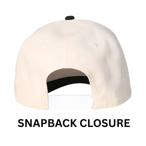 หมวกกอล์ฟแบบ 2 สี รุ่นพิเศษ 5 ชิ้นส่วน ปีกโค้ง พร้อมโลโก้ปัก 3 มิติ ปิดด้วย Snapback วัสดุดูดซับความชื้น - Product Image 5
