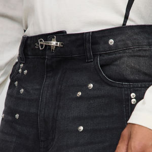 ตัวเลือกโลโก้แบบกำหนดเองสำหรับผู้ชาย เหมาะสำหรับคอลเลคชั่นแฟชั่นฤดูร้อน ชุดลำลองผู้ชายทันสมัย ผ้าผสมฝ้าย ดีไซน์ทันสมัย ระบายอากาศได้ดี 2026 - Product Image 3