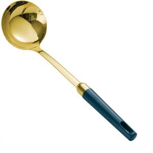 Juego de Cubiertos de Metal de diseño precioso, juego de cubiertos de Metal con acabado de cobre de estilo lujoso, utensilios de cocina decorativos hechos a mano, Catering usado - Product Image 2