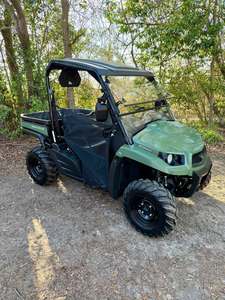 Véhicule utilitaire ouvert UTV vert 4 places, Quad Crossover avec benne de chargement, moteur diesel 4 temps, certifié CEE, manuel, pour utilisation agricole et sur sentiers - Product Image 3