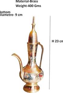 กาน้ำชาทองเหลืองโบราณสุดหรูสำหรับตกแต่งบ้าน เป็นมิตรกับสิ่งแวดล้อม - Product Image 5