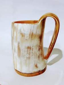 แก้วมักไวกิ้งธรรมชาติขายดีดีไซน์วัวแอฟริกันสำหรับดื่มไวน์ชากาแฟสำหรับงานปาร์ตี้ - Product Image 5