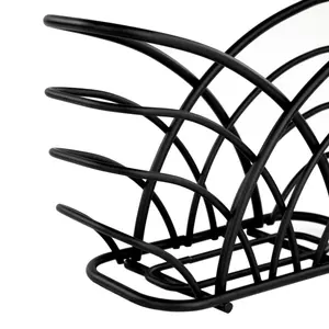 Porte-serviettes de conception minimale support porte-serviettes de haute qualité fer métal Design maison, hôtel et restaurant Table revêtement en poudre - Product Image 4