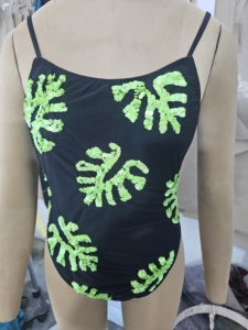 Sensualidad Nuevo diseño Vestido sexy personalizado para la playa de paseo audaz con cuentas de playa llevarlo listo para usar para la playa - Product Image 5