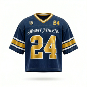 Maillots de football américain personnalisés, coupe ample, uniforme sportif en mesh, fournisseur OEM en gros - Product Image 1