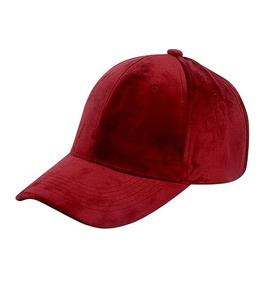 Precio de fábrica Gorras de terciopelo unisex Logotipo personalizado 6 Panel Transpirable Gorras de terciopelo ajustables Precio al por mayor - Product Image 1
