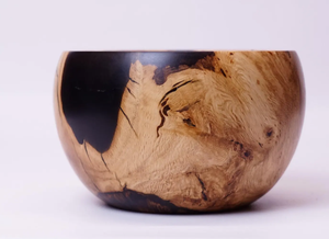 Ensaladera de madera de acacia con barniz personalizado Vintage, tazón grande de epoxi y madera tallada para servir para acampar - Product Image 3