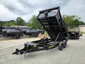 Remolque Hidráulico de Volteo 7x14 con Laterales de 4 pies (2) Ejes de 7K 14k GVWR - Product Image 5