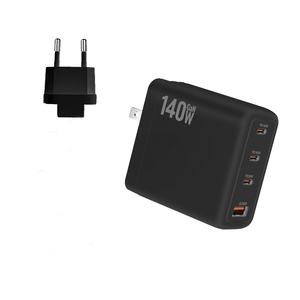 EU Plug Multi Port 140W <b>USB</b>-<b>C</b> Electric PD3.1 Fast Charging <b>Charger</b> with GaN Technology for Phone Tablet Notebook - Product Image 1