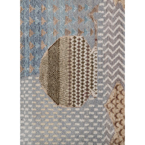 Manchaha Luxury Green Hand Knotted Wool Bamboo Silk Rug Abstract Floral Design Soft Washable Jute <b>Carpet</b> for Home for - Product Image 3