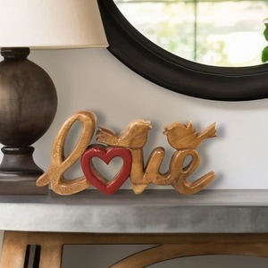 Encantadora escultura de pescado de madera, Decoración de mesa artística, adorno náutico hecho a mano para interiores elegantes de casas - Product Image 2