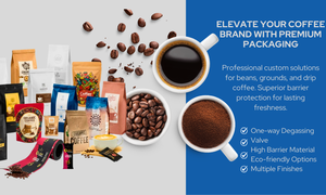 Bolsas de Embalaje de Plástico con Fondo Plano y Logotipo Personalizado, Bolsas de PE para Proteína en Polvo, Granos de Café, con Válvula y Cierre - Product Image 3