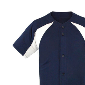 High Quality Full Button Baseball Uniform Set Quick Dry Breathable Recyclable Fabric Unisex Baseball Jersey - Product Image 5