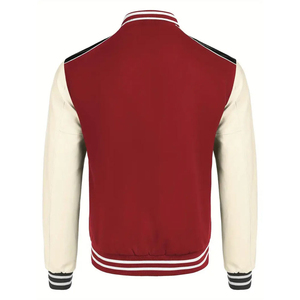 Chaqueta Varsity de Lona para Hombre, de Alta Calidad Premium, con Logotipo Personalizado Bordado, Diseño de Béisbol, Transpirable y Ecológica - Product Image 5