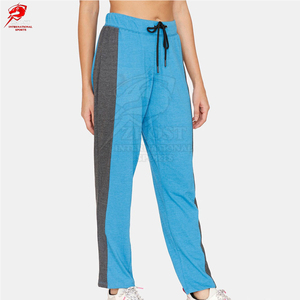 <b>Men's</b> Color Block Canvas Jogger <b>Pants</b> 100% Cotton Lightweight Elastic Waist Drawstring Casual Trousers for Yoga <b>Lounge</b> Wear - Product Image 2