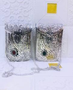 Brass Women's Evening <b>Wedding</b> <b>Clutch</b> with Flap Closure and Silk Lining-Durable Foldable Portable 1-1.9L Capacity - Product Image 1