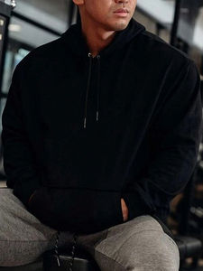 เสื้อฮู้ดสำหรับออกกำลังกายของผู้ชายผ้าผลิตจากปากีสถานสำหรับฤดูหนาว - Product Image 6