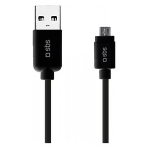 Sbs <b>Micro</b> <b>Usb</b> Cable 1m Type A To <b>Micro</b> <b>B</b> Male To Male Data Charging - Product Image 1
