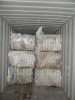 PP - Sacs tissés en plastique polypropylène (raffia) (sacs grands et petits, super sacs, etc.) Balles de déchets / déchets pour le recyclage