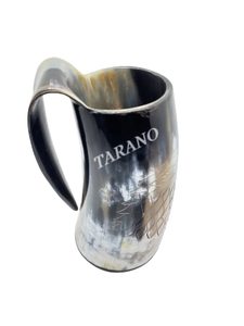 Taza de cuerno de vino vikingo de alta calidad, taza de cuerno de vino de diseño único, taza de cuerno para beber tallada DE LA India - Product Image 4