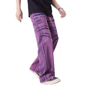 กางเกงยีนส์ทรงแบ็กกี้สไตล์สตรีทแวร์สำหรับผู้ชาย ขายส่ง กางเกงยีนส์เดนิมทรงแบ็กกี้ขาบานแบบใหม่ ราคาถูก เอวกลาง - Product Image 5