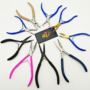 Alicates de extensión de cabello de precisión Micro cuentas Nano anillos Durable grado quirúrgico Acero inoxidable REVAMP herramienta de extensión de cabello - Product Image 1