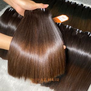 Weft <b>Hair</b> Extensions Thickness End Bone Straight <b>Hair</b> Bundles 100% Vietnamese Human <b>Hair</b> Length 8 10 Inches Large Stock - Product Image 6