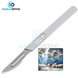 Prix de gros du meilleur fournisseur KAHLU Lames de scalpel en acier inoxydable neuves Poignées à alimentation manuelle Service OEM disponible - Product Image 3