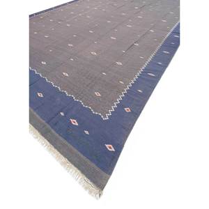 Alfombras de Algodón Geométricas y Abstractas 3D Nayaab, Tejidos Planos en Rosa y Morado para el Hogar, Dormitorio, Sala de Estar y Pasillo, Rectangulares SDCT-94 - Product Image 2