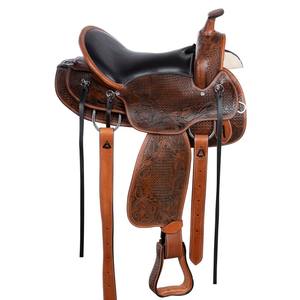 Venta al por mayor de alta calidad personalizable estilo occidental caballo Silla de cuero saltar silla hecha en Pakistán - Product Image 3