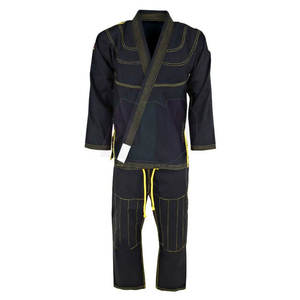 Vêtements d'arts martiaux de haute qualité, kimono de Jiu-Jitsu, ensembles d'uniformes de BJJ pour hommes, logo frontal conçu pour le confort, la force et la flexibilité - Product Image 5