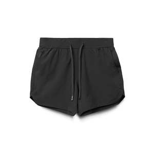 Shorts de basket-ball rétro tendance pour hommes d'été, taille élastique, couleur unie, décontractés, mi-longueur - Product Image 3