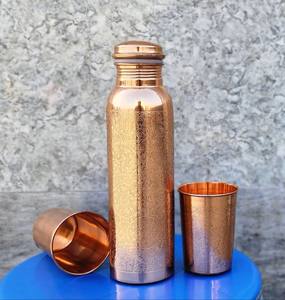 Pure Copper <b>Water</b> <b>Bottle</b> with Natural Antibacterial Properties for Safe <b>and</b> Clean Drinking Experience - Product Image 6