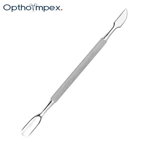 Limpiador de Cutículas de Doble Cabeza de Acero Inoxidable, Herramienta de Manicura, Instrumento para Limpiar y Raspar Cutículas, Reutilizable, Duradero, para Salón - Product Image 1
