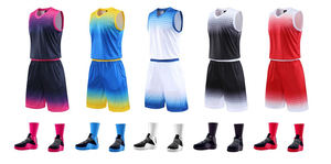 2025 precio de fábrica tamaño grande hombres baloncesto Jersey conjunto uniforme sin mangas baloncesto Jersey personalizable baloncesto Jersey - Product Image 3