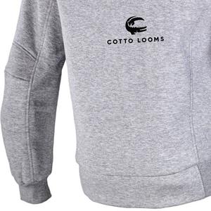 Sweat à capuche unisexe respirant couleur unie pull taux d'usine polaire coton mélangé haute qualité nouveauté premium vêtements de mode - Product Image 2