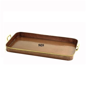 Vajilla de diseño exclusivo, bandeja de metal para servir Catering, Bandejas para servir café y agua para artículos de catering de cocina - Product Image 4