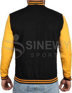 Chaqueta Varsity de Béisbol de Cuero con Bordado Chenille Personalizado, Calidad Premium, Resistente al Viento, Ecológica, para Invierno - Product Image 4