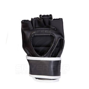 2023 Gants MMA imprimés avec logo personnalisé Service OEM en cuir de haute qualité Vente chaude pour les arts martiaux et la boxe - Product Image 2