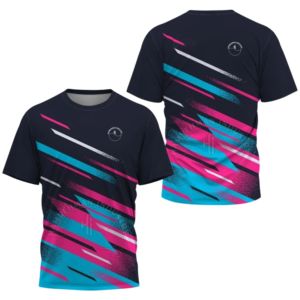 เสื้อยืดผ้าฝ้ายโพลีเอสเตอร์สีพื้นคอกลมแขนสั้นสำหรับ100% ผ้าโพลีเอสเตอร์100% ออกแบบได้ตามที่ต้องการ - Product Image 4