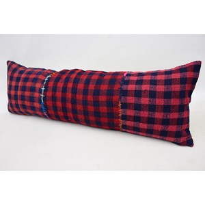 Red Vintage Floral Kantha <b>Pillow</b> 16x48 Inch Wool Woven Decorative Throw for Living Room or Outdoor for Sofa or Home Use - Product Image 5